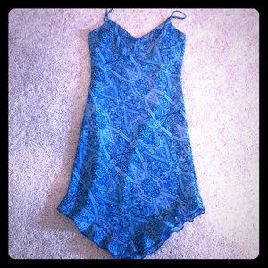 Blue Printed Sundress